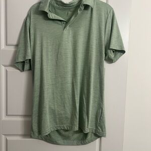 NWOT old navy light green active polo shirt size medium